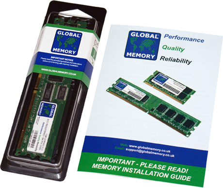 1GB DDR 400MHz PC3200 184-PIN ECC REGISTERED DIMM (RDIMM) MEMORY RAM FOR ACER SERVERS/WORKSTATIONS (CHIPKILL)